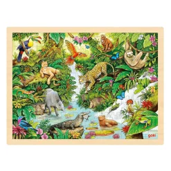 Houten Legpuzzel In de Jungle, 96st.-Goki Best