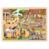 Houten Legpuzzel Paardenmanege, 96st.>Goki Online