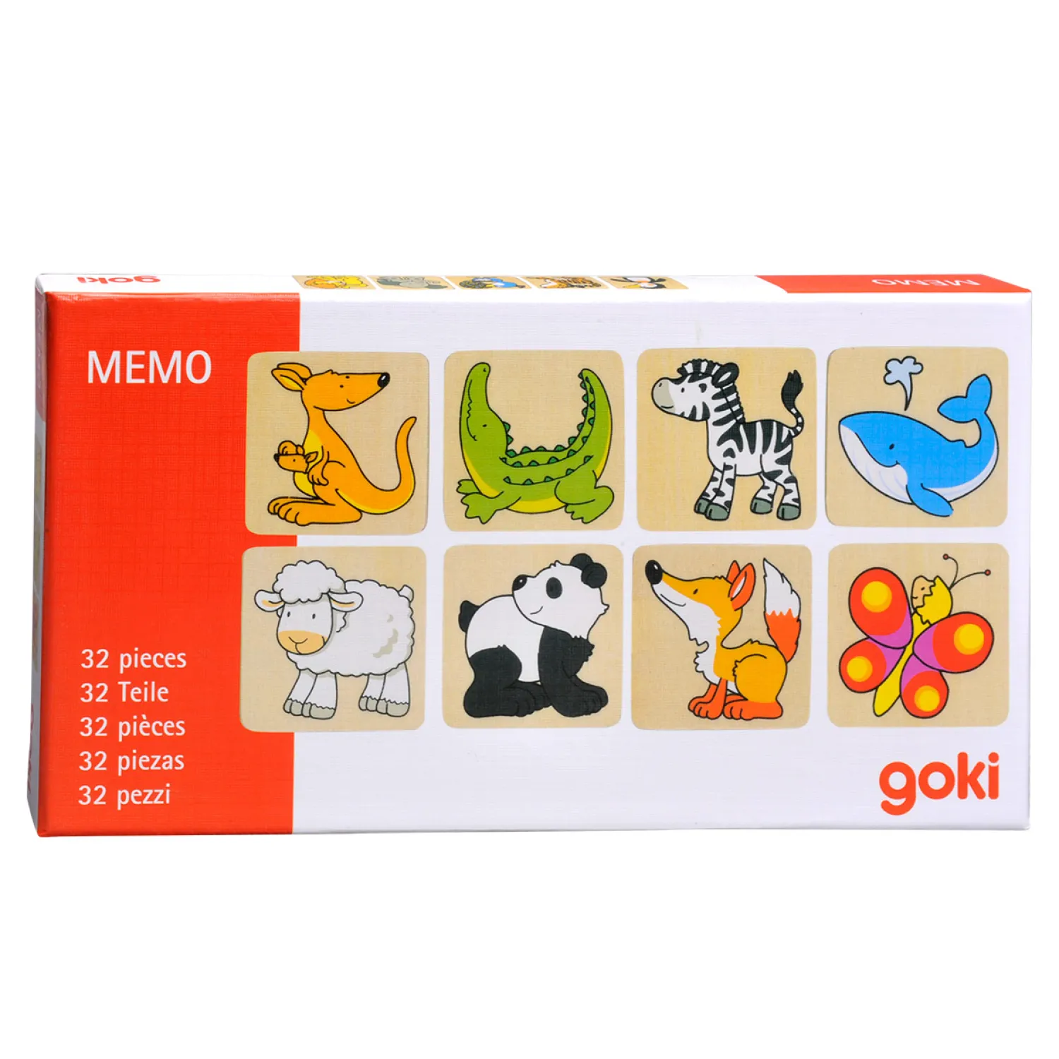 Goki Houten Memo Dieren, 32dlg. Online