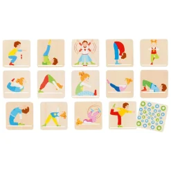 Goki Houten Memospel Turnen, 32dlg. New