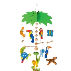 Houten Mobiel Palmboom>Goki Best