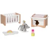Houten Poppenmeubels Babykamer, 12dlg.-Goki