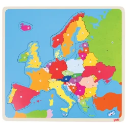 Houten Puzzel Europa - 35st.-Goki Discount