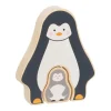 Goki Houten Puzzel Staand Pinguïnt, 2st. New