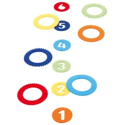 Houten Ringwerpspel met 6 Vilt Ringen>Goki Outlet