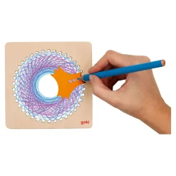 Goki Houten Spirograaf Tekenset, 6dlg. New