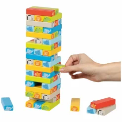 Houten Stapelspel met Diermotieven-Goki Clearance