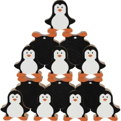 Houten Stapelspel Pinguin>Goki