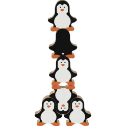 Houten Stapelspel Pinguin>Goki