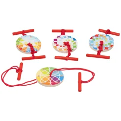 Goki Houten Stormschijf Kleur Clearance