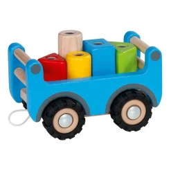 Houten Takelwagen met Aanhanger-Goki Best