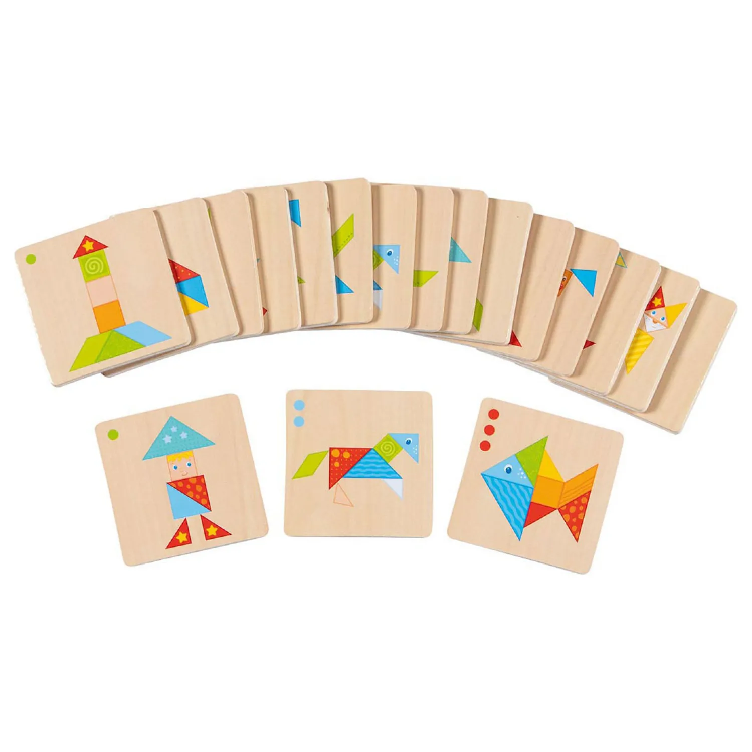 Houten Tangram Wereld-Goki Outlet