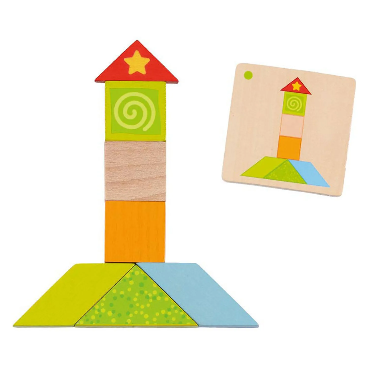 Houten Tangram Wereld-Goki Outlet