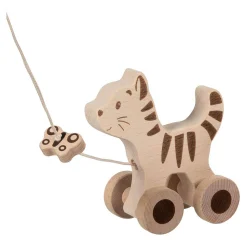 Houten Trekdier Kat-Goki Discount
