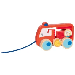Houten Trekfiguur brandweer 112-Goki Hot