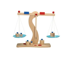 Houten Weegschaal met Gewichtjes-Goki New