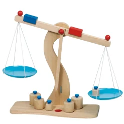 Houten Weegschaal met Gewichtjes-Goki New