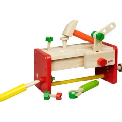 Goki Houten Werkbankje en Gereedschapskist 2in1 Sale
