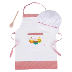 Keuken Kookset Koksmuts en Schort, 3dlg.>Goki Outlet