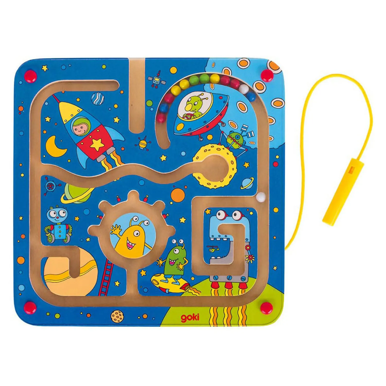 Goki Magnetische Doolhof Spel Ruimtevaart Outlet