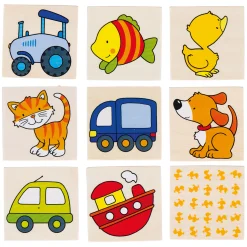 Mijn eerste Houten Memo, 16dlg.-Goki Outlet