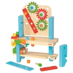 Mijn Eerste Houten Werkbank, 57dlg.>Goki Clearance