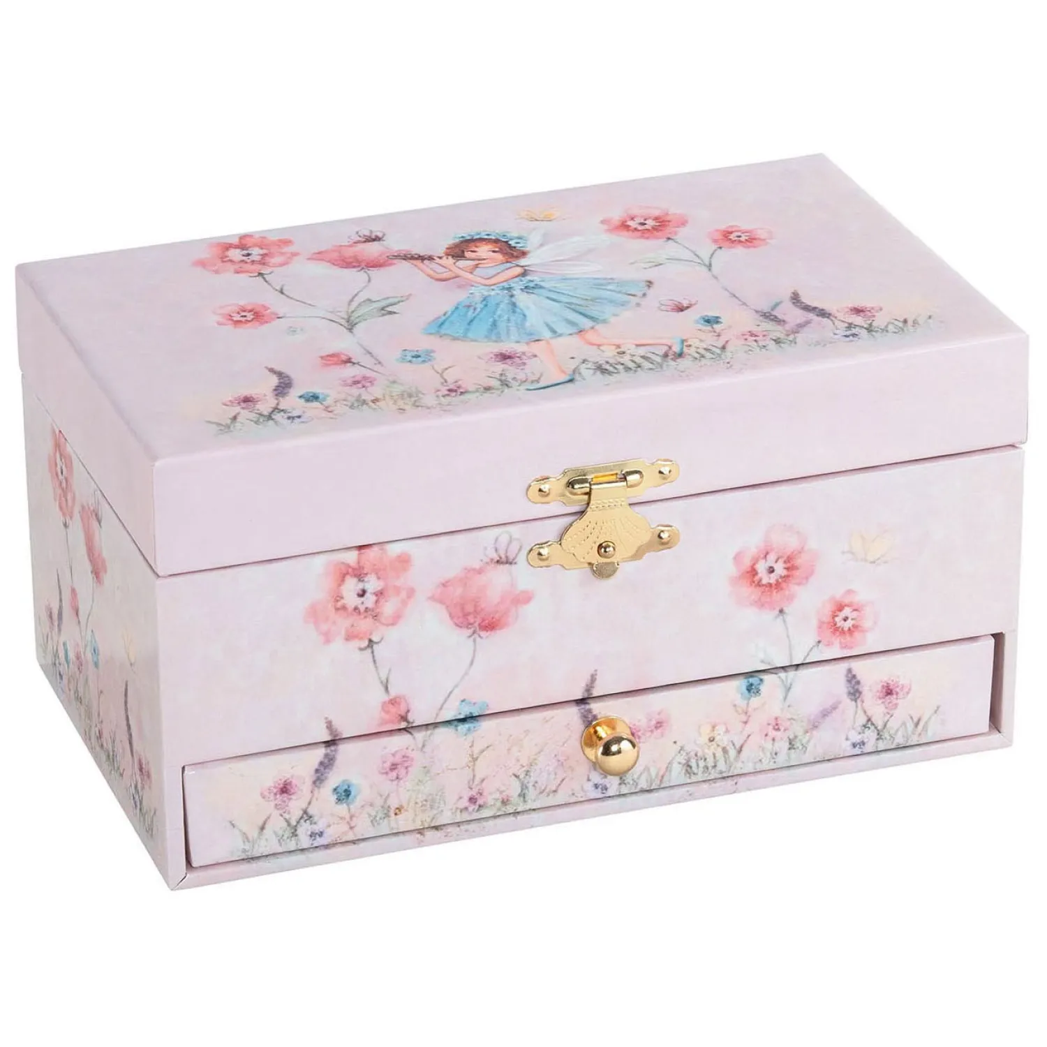Goki Muziekdoos Ballerina Bloemen Roze Sale