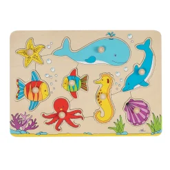 Noppenpuzzel Onderwaterwereld, 8st.-Goki Online