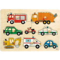 Noppenpuzzel Verkeer-Goki New