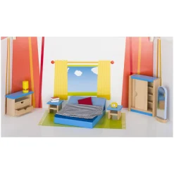 Poppenhuis Meubeltjes Slaapkamer-Goki New