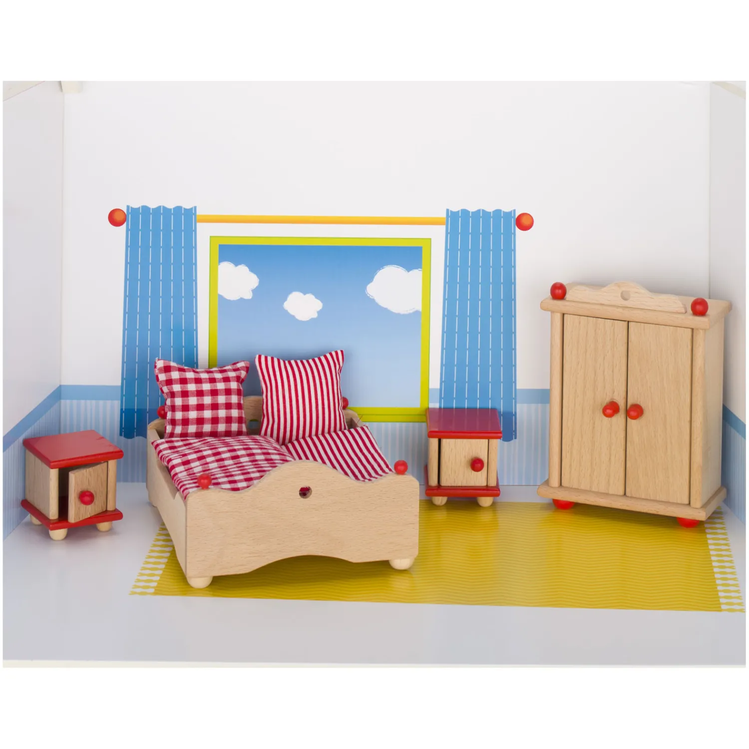 Goki Poppenhuis Meubeltjes Slaapkamer Hot