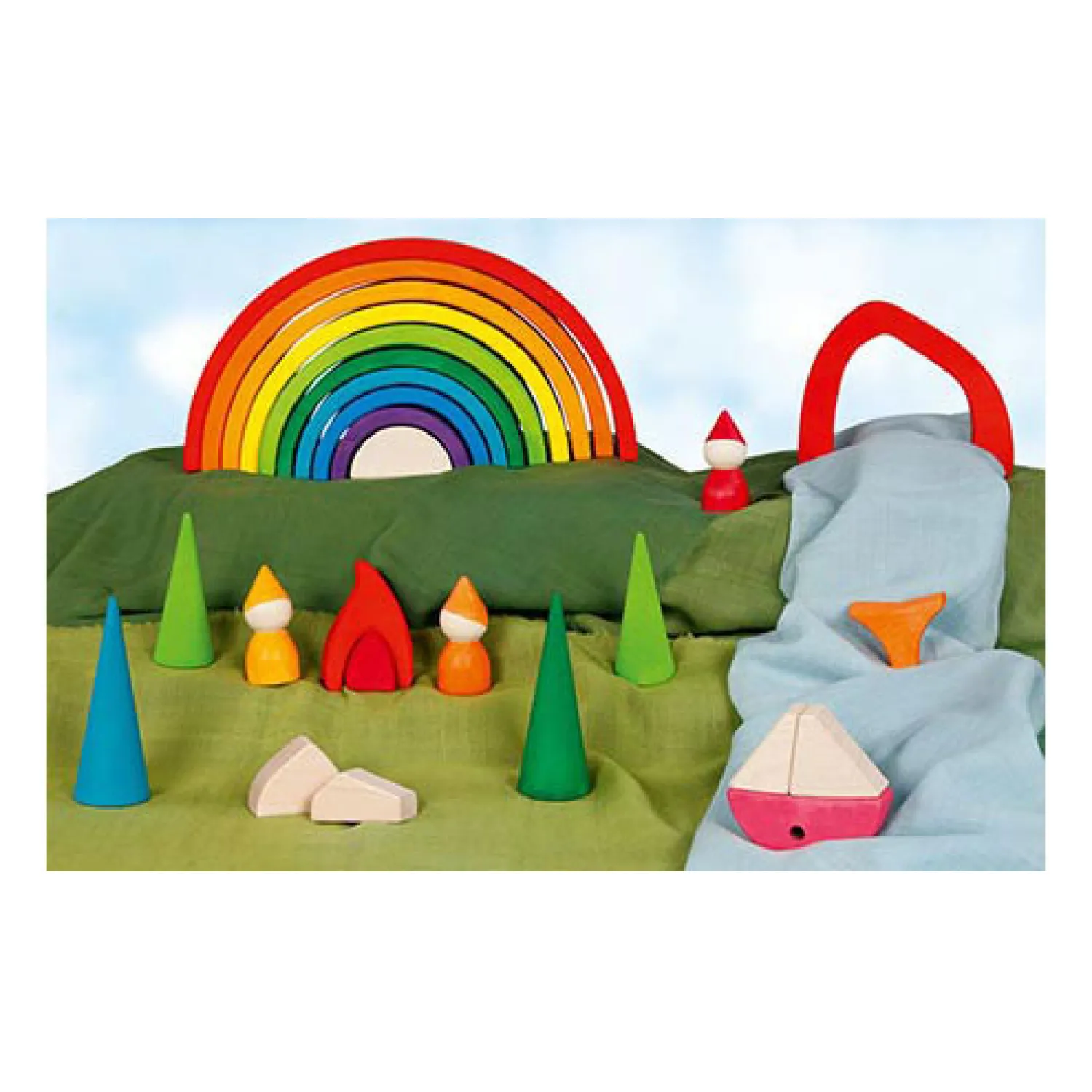 Goki Regenboog Bouwblokken, 11dlg.