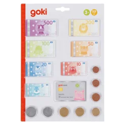 Speelgeld Dieren met Creditcard en Muntgeld, 117dlg.-Goki Online