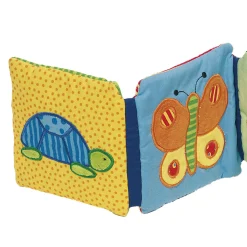 Stoffen Boekje met Rammelaar, Knisperfolie en Pieper>Goki Best