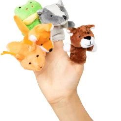 Goki Vingerpopjes Bosdieren, 8st. Sale