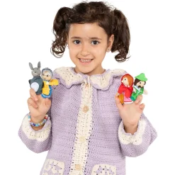 Vingerpoppen Roodkapje, 4st.-Goki Online