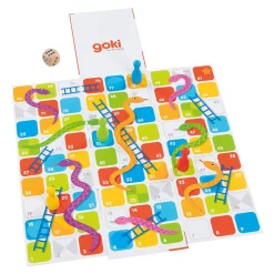 Goki XXL Slangen en Ladders in Kubus Bordspel Discount