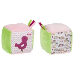 Zachte Kubus met Knisperfolie en Bel Vogel-Goki Best