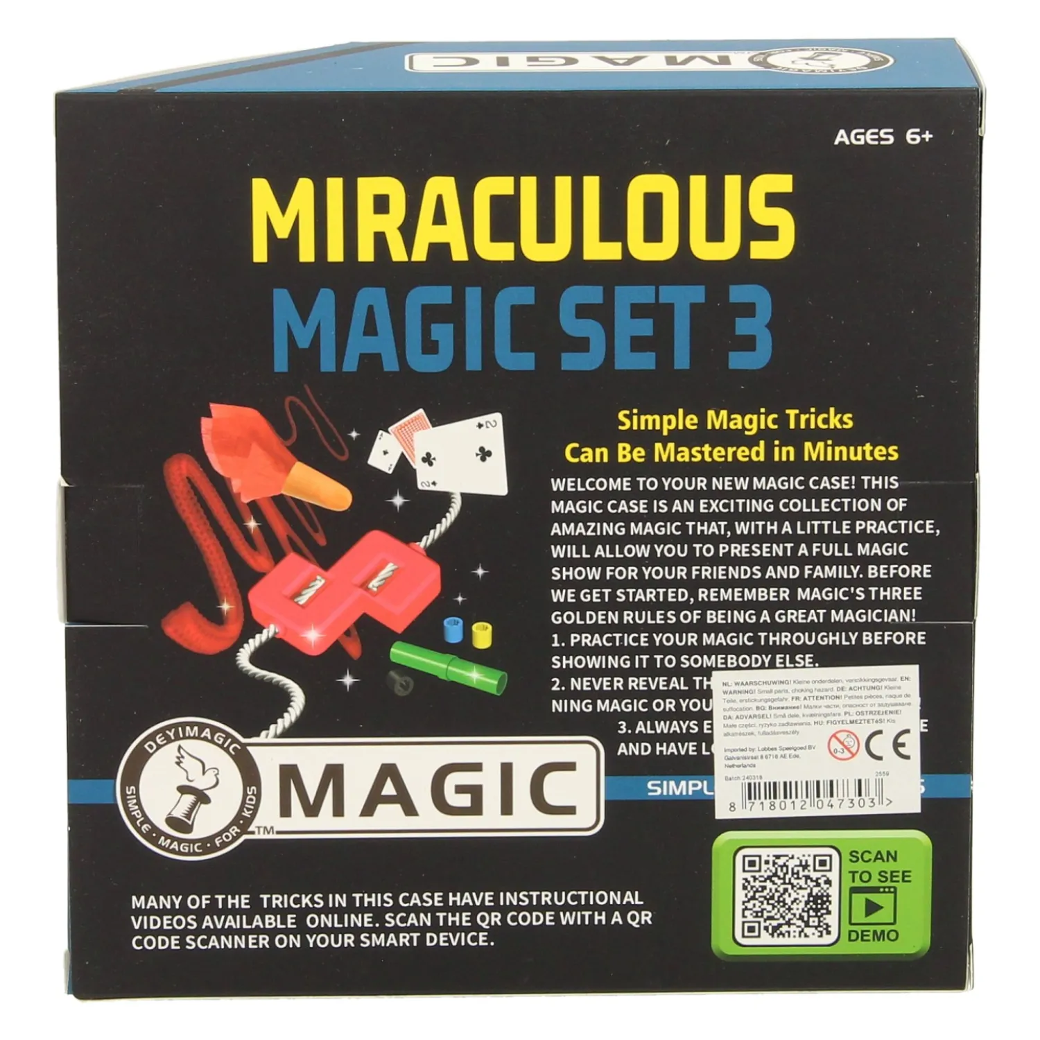 Goochelset Blauw- Online