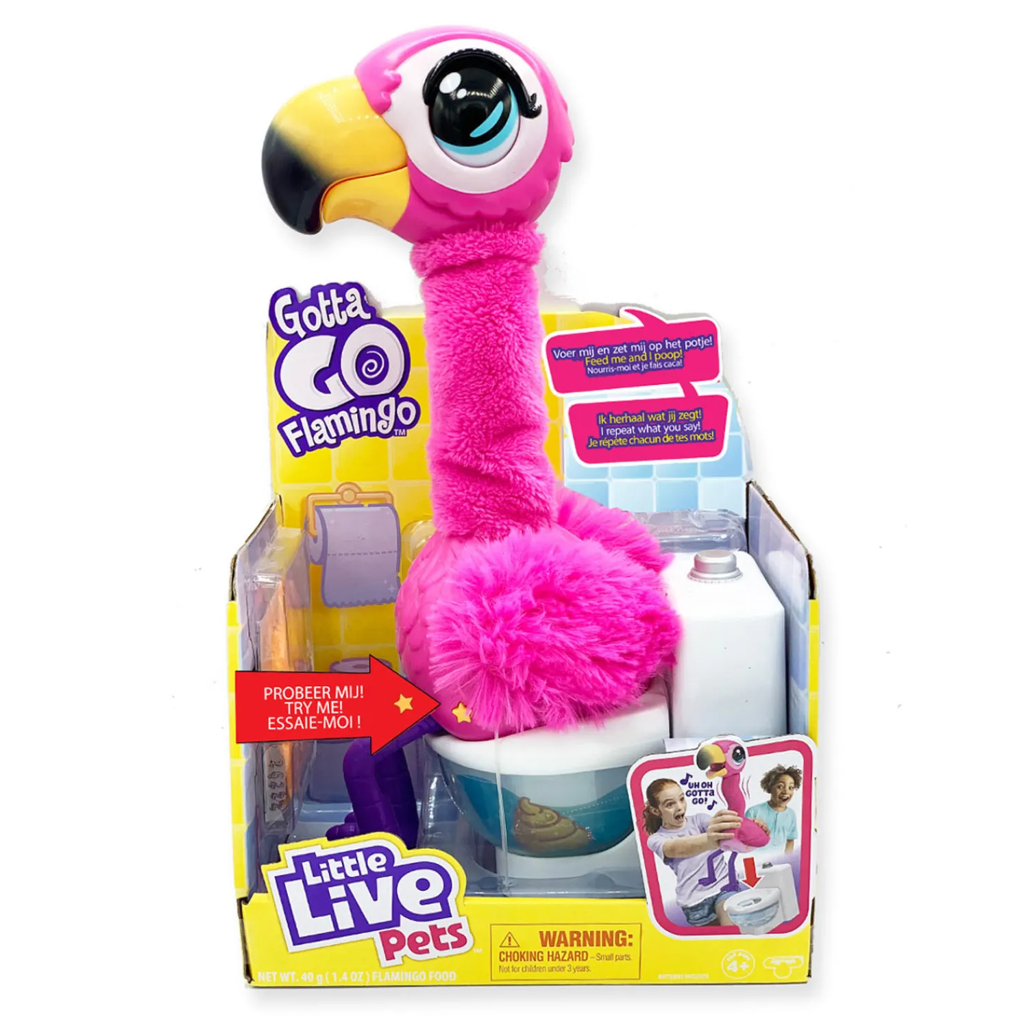 GottaGo Flamingo Interactieve Knuffel>Spectron Best