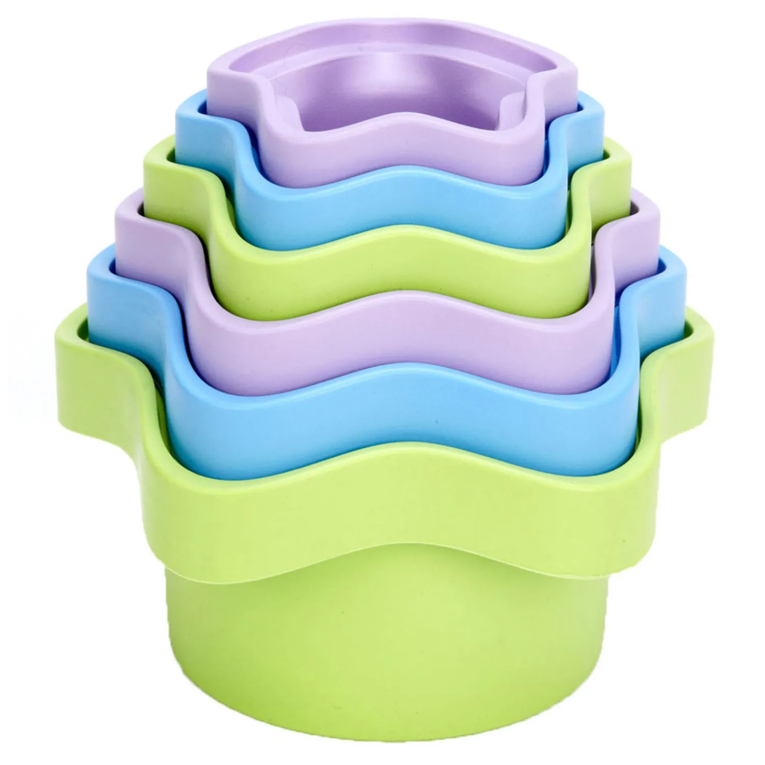 Mijn Eerste Stapelbekers, 6dlg.-Green Toys Discount