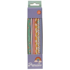 Grijze HB Potloden Print, 6st. Hot