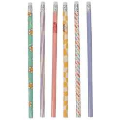 Grijze HB Potloden Print, 6st. Hot