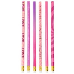 Grijze HB Potloden Roze, 6st.- Outlet