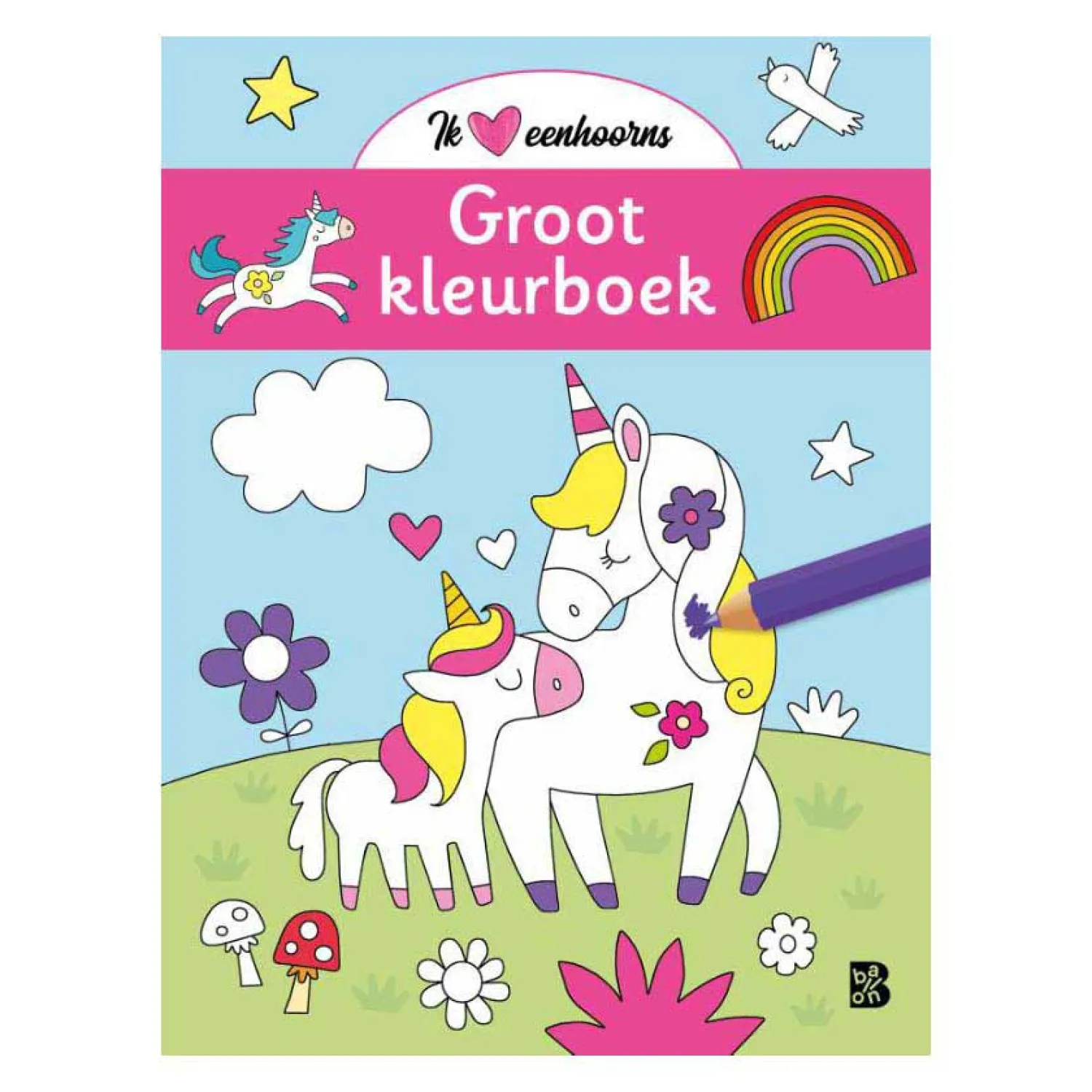 Standaard Uitgeverij Groot kleurboek Eenhoorns Sale