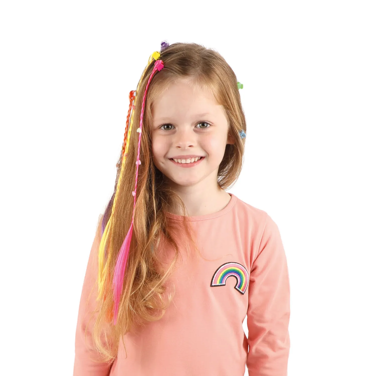 Toi-Toys Haarlok Haarclip met Hartjes, 6st. New
