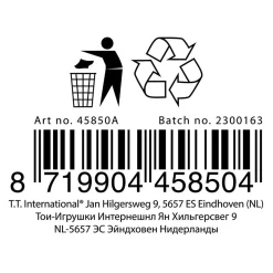 Toi-Toys Haarlok Haarclip met Hartjes, 6st. New