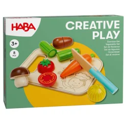 Creative Play - Groenteset met Snijplank en Mes>Haba Hot