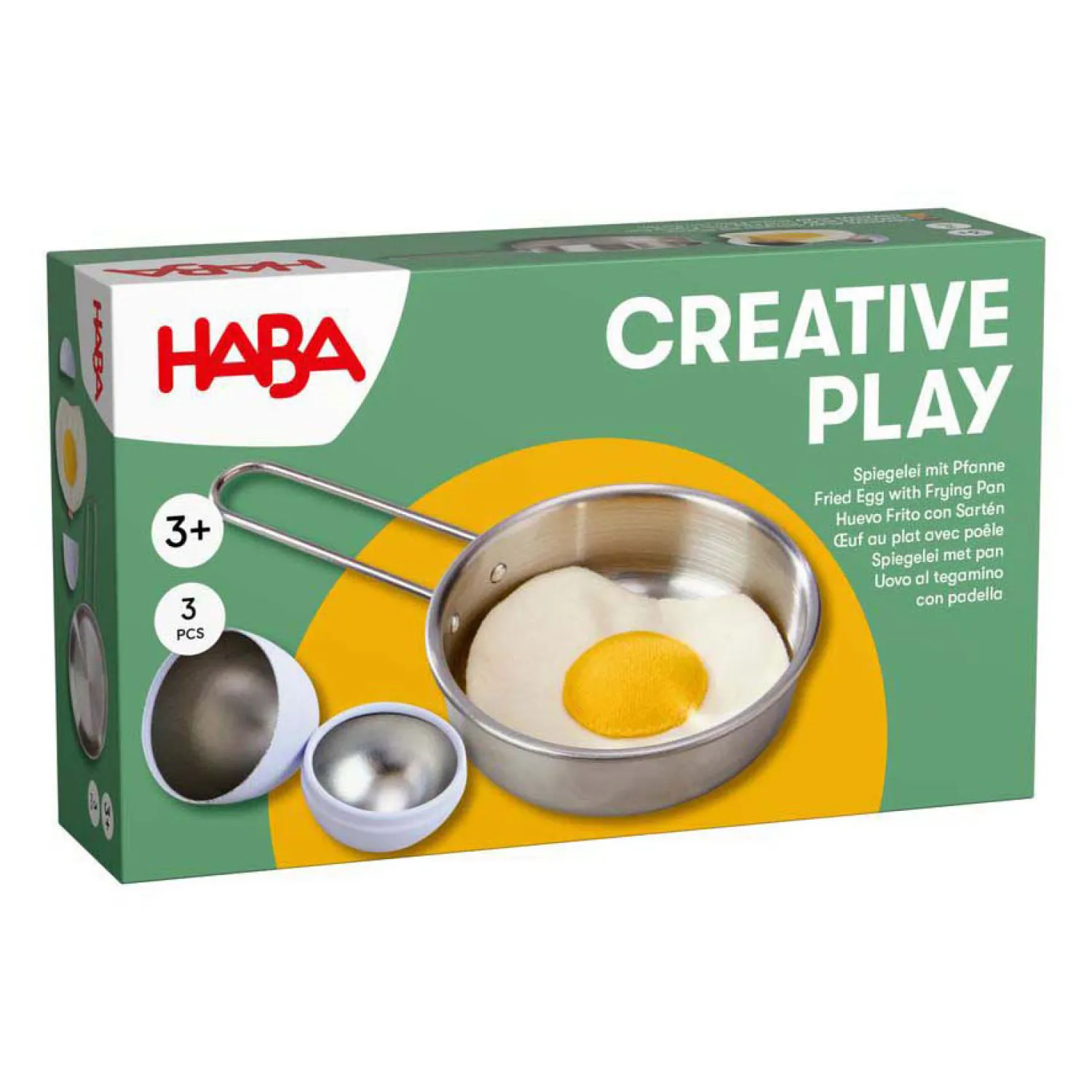 Haba Creative Play - Spiegelei met pan Hot