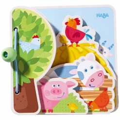Houten Babyboek Boerderijvrienden>Haba Sale